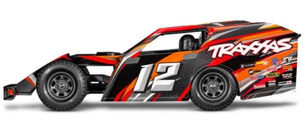 TRX104354-74-ORNG Slash Modified BL-2S orange 1/10 Dirt Oval Racer RTR